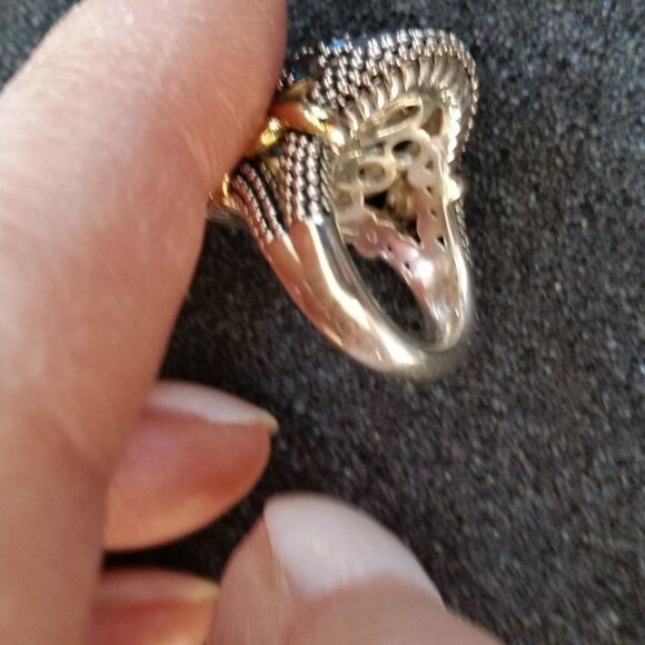 LAGOS cocktail ring with topaz - Picture 3 of 4